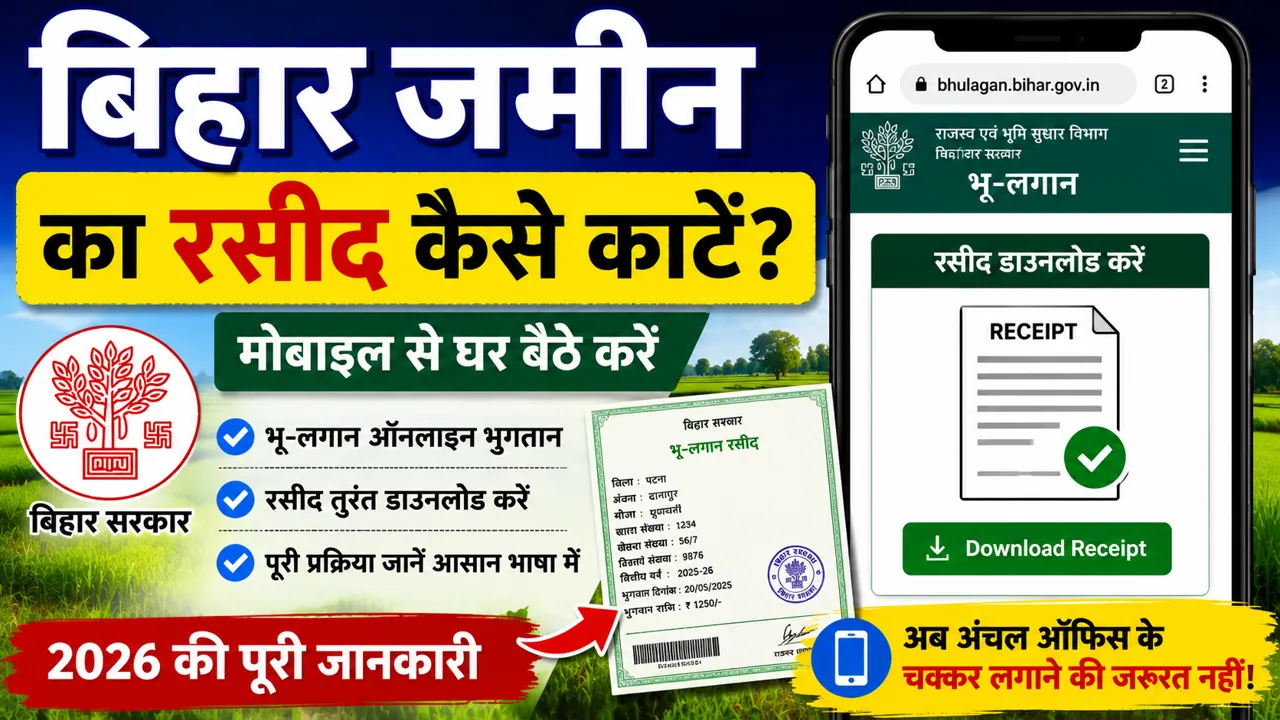 Bihar Jamin Ka Rasid Kaise Kate 2026